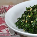 Kale Salad with Currants, Pine Nuts & Parmesan
