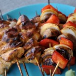 Quick Teriyaki Marinade for Grilled Chicken and Vegetable Kabobs