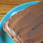 Cinnamon Cake with Chocolate Buttercream 