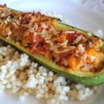 Summer Veggie Stuffed Zucchini