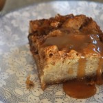 Brown Sugar Bread Pudding with Caramel Sauce Recipe