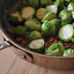 Caramelized Brussels Sprouts with Bacon