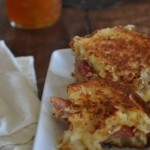 Grilled Ham and Jarlsberg on Brioche