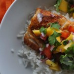 Blackened Cod with Mango Salsa