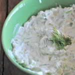 Cucumber-Yogurt Dip with Dill & Lemon