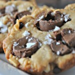 Salted Peanut Butter Rolo Cookies