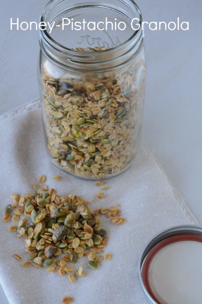 honey-pistachio granola honey-pistachio granola