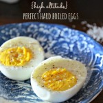 High Altitude Hard Boiled Eggs