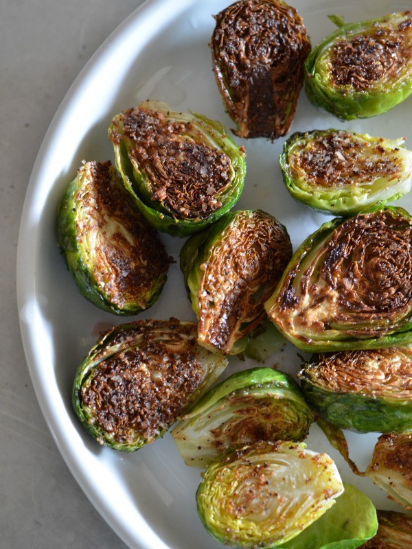 blackened brussels sprouts, www.mountainmamacooks.com