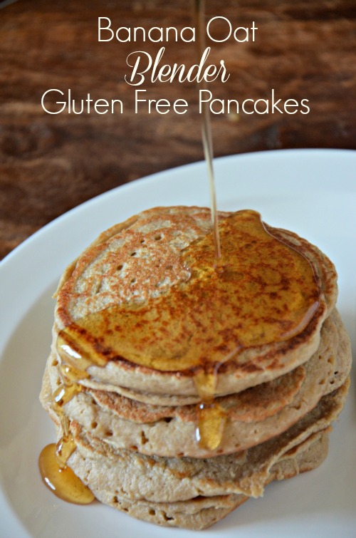 Banana-Oat Blender Gluten-Free Pancakes