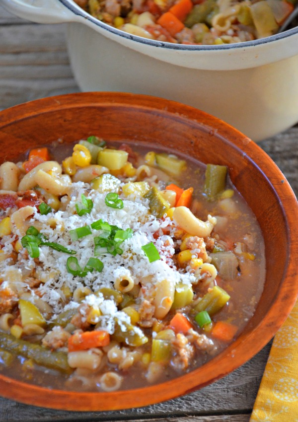Ski Soup with Italian Sausage | mountainmamacooks.com