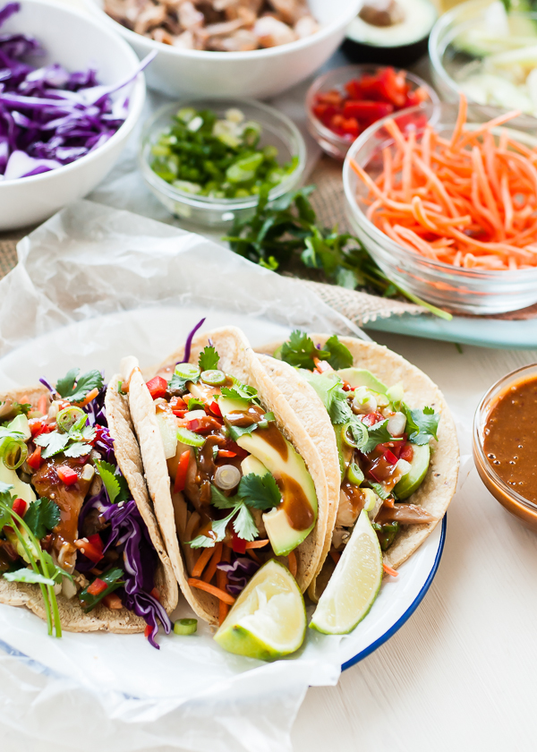 thai chicken tacos recipe dishmaps thai chicken tacos recipe dishmaps