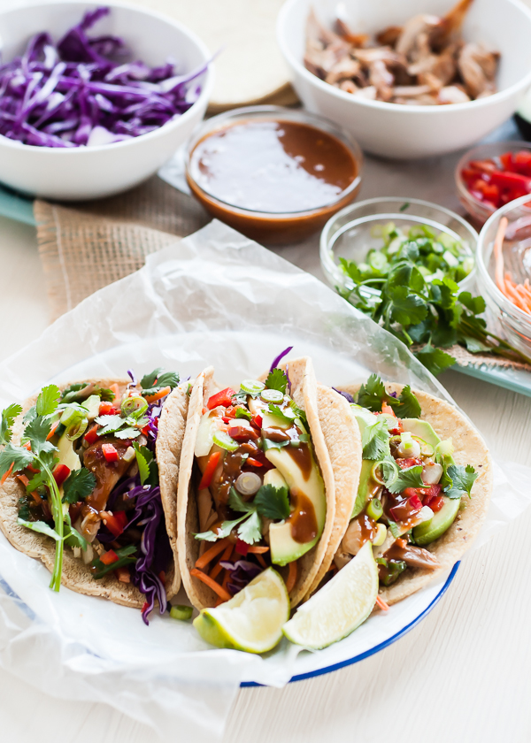 Thai Chicken Tacos