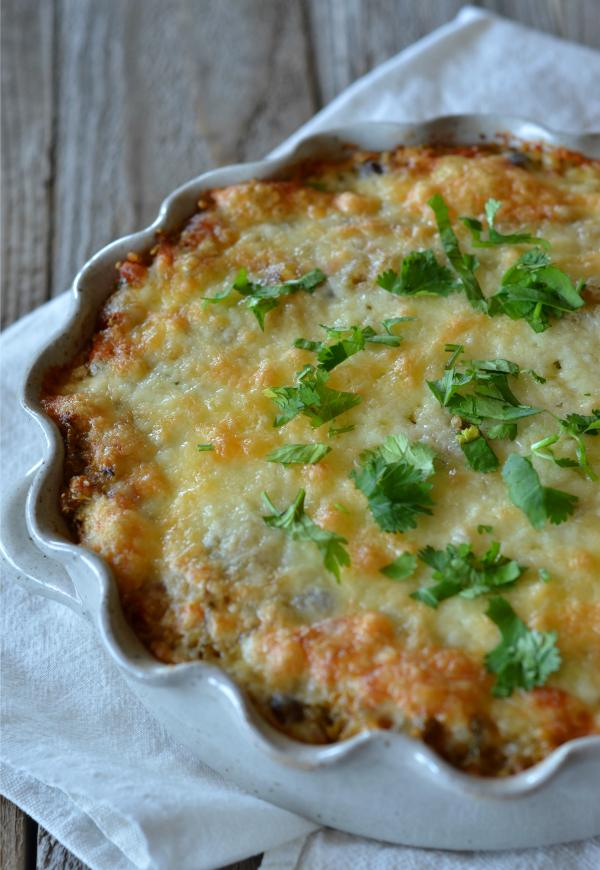 Black Bean and Veggie Quinoa Taco Casserole Mountain Mama Cooks