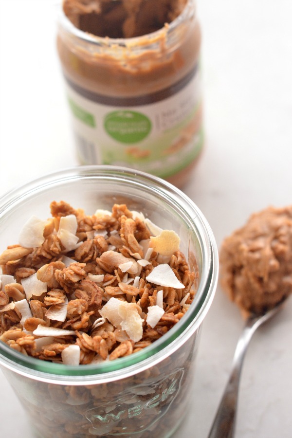 Small Batch Peanut Butter Granola Mountain Mama Cooks