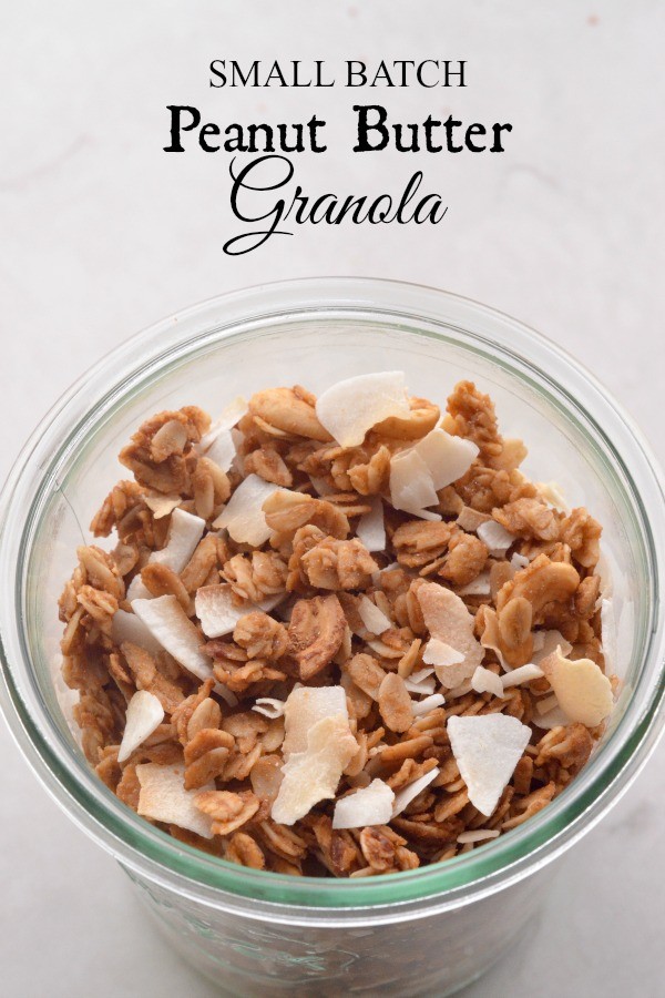 Small Batch Peanut Butter Granola Mountain Mama Cooks