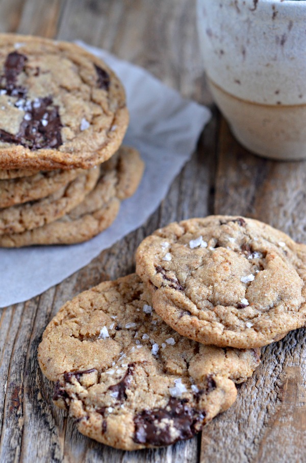 Whole Wheat & Almond Flour Chocolate Chunk Cookies - Mountain Mama Cooks