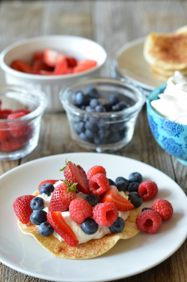 Berry Shortcake Tostadas | mountainmamacooks.com